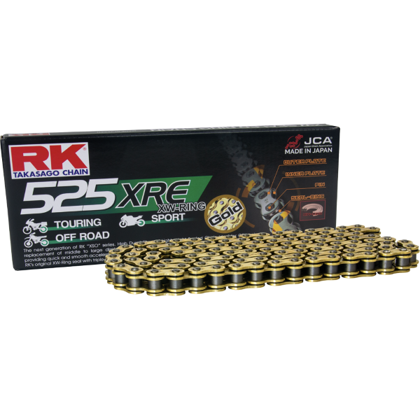 Chaîne de transmission RK GB525XRE/11 ouverte avec maillon à rivet - vue 2
