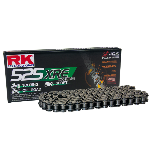 Chaîne de transmission RK 525XRE/120 ouverte avec maillon à rivet - vue 2
