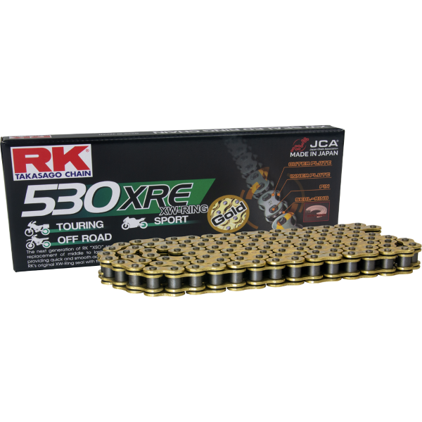 RK Chaîne de transmission GB530XRE/11 ouverte avec maillon à rivet - vue 2