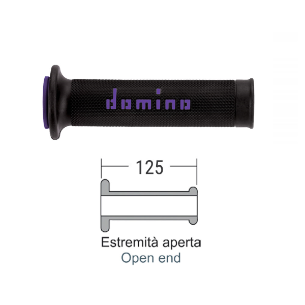 Revêtement poignée Domino A010 noir-bleu 120-125 mm (paire) - vue 3
