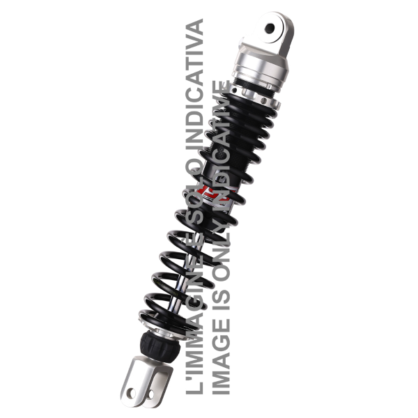 Jeu d'amortisseurs YSS hybride DTG maxi scooter honda 400/600 420mm noir silver wing - vue 2