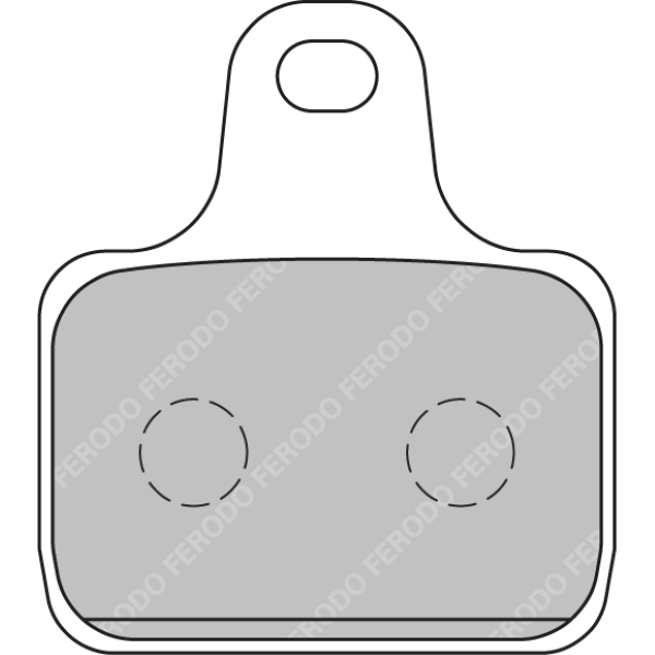 Plaquette de frein Ferodo Métal fritté Sinter Grip Race R90