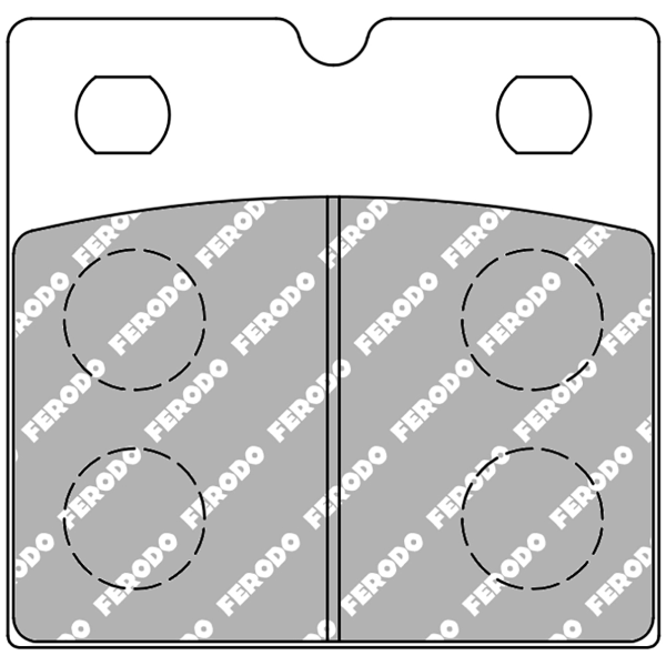 Plaquette de frein semi-métal Eco-Friction Route R90 Ferodo