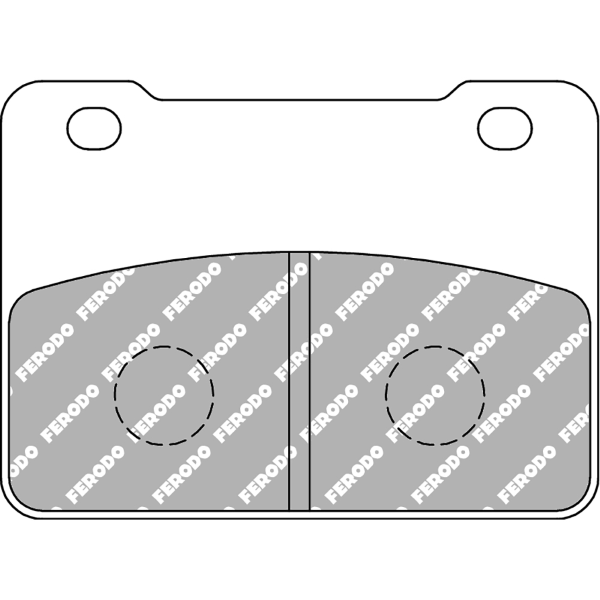 Plaquette de frein semi-métal Eco-Friction route R90 Ferodo