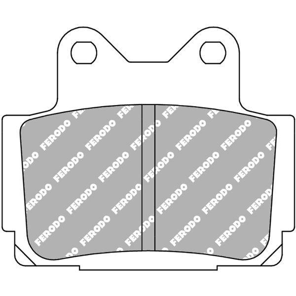 Plaquette de frein semi-métal Eco-Friction Route R90 Ferodo