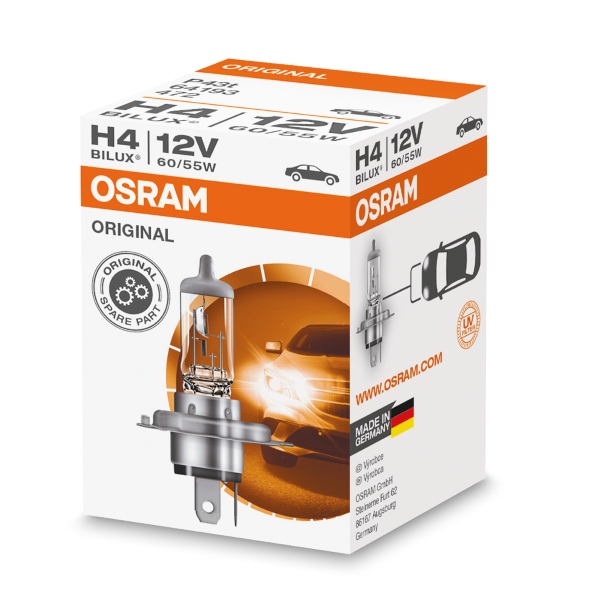 Ampoule H4 Osram 12V 60/55W P43t - vue 6