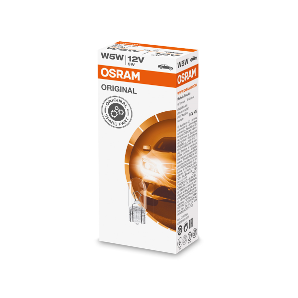 Ampoule Osram 12V-5W W2.1X9.5D (boîte de 10 pièces) - vue 3