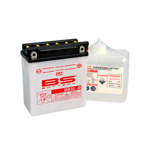 Batterie BB5L-B avec pack acide BS BATTERY - vue 3