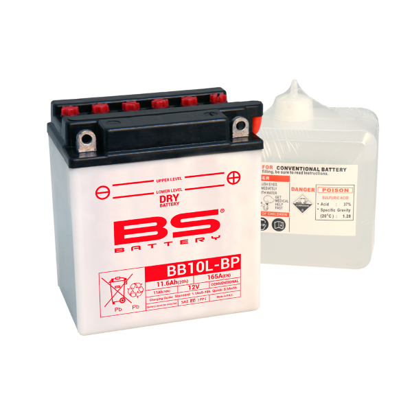 Batterie BB10L-BP avec pack acide BS Battery - vue 2