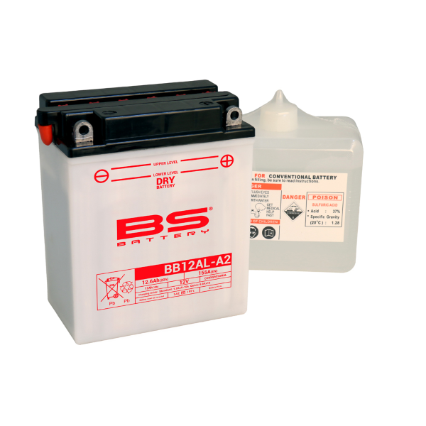 Batterie BB12AL-A2 avec pack acide BS BATTERY - vue 3