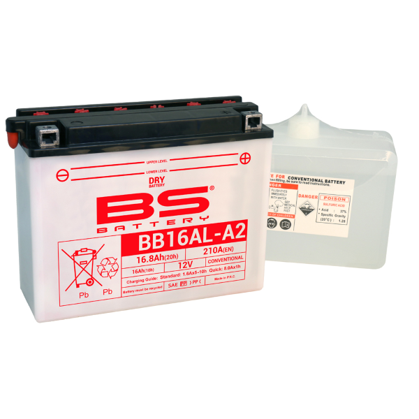 Batterie BB16AL-A2 avec pack acide BS BATTERY - vue 2