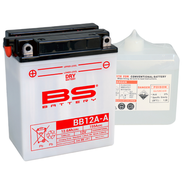 Batterie BB12A-A avec pack acide BS BATTERY - vue 2