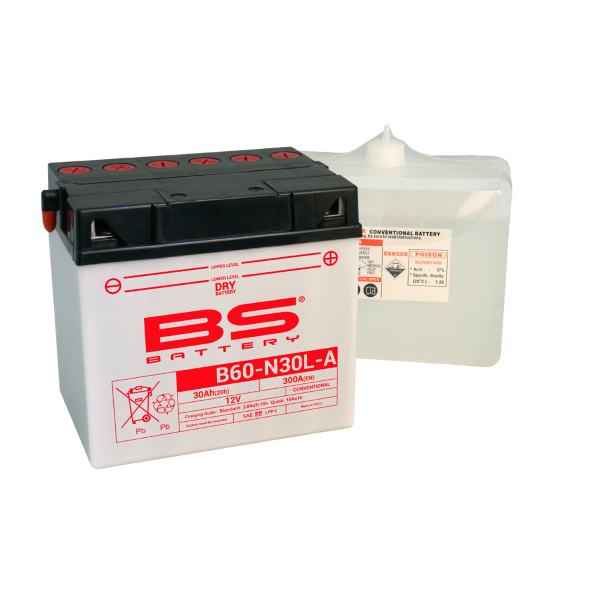 Batterie BS BATTERY 53030 avec pack acide - vue 2