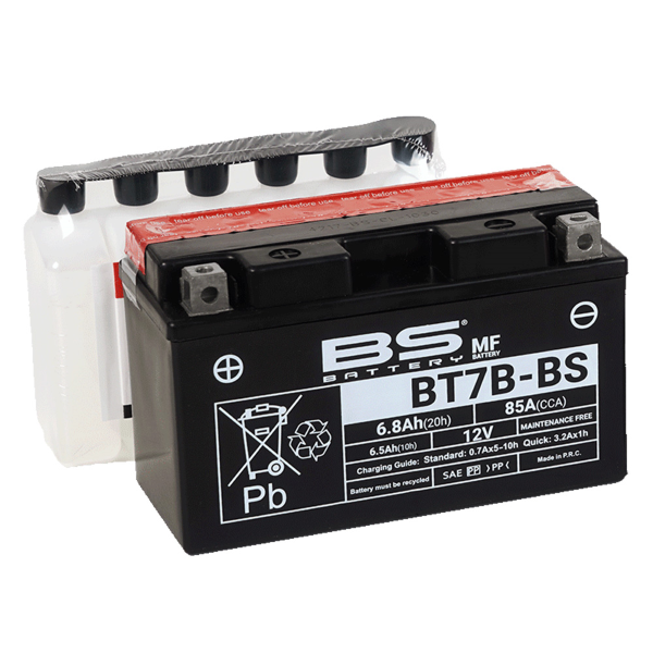 Batterie BT7B-BS avec pack acide BS BATTERY - vue 2