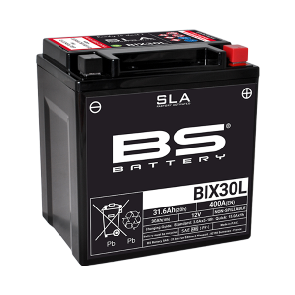 Batterie BIX30L BS BATTERY - vue 3