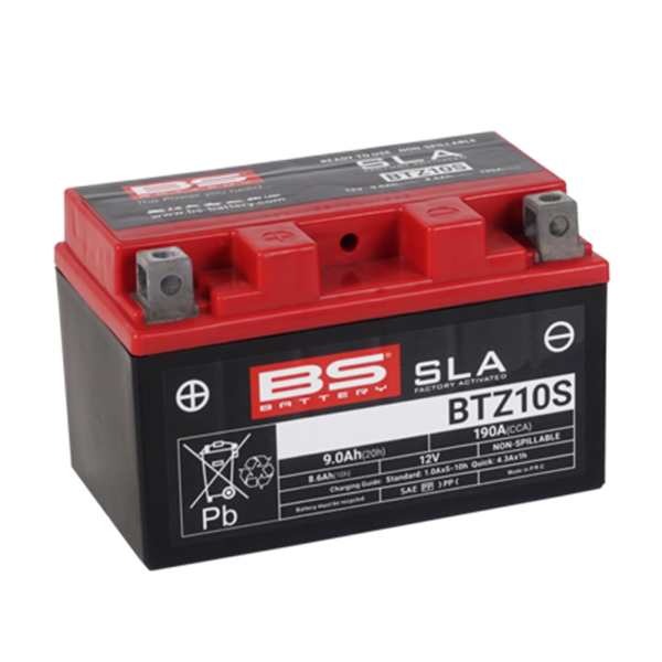 Batterie BTZ10S BS BATTERY - vue 3