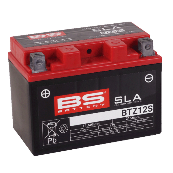 Batterie BTZ12S BS BATTERY (activée en usine) - vue 5