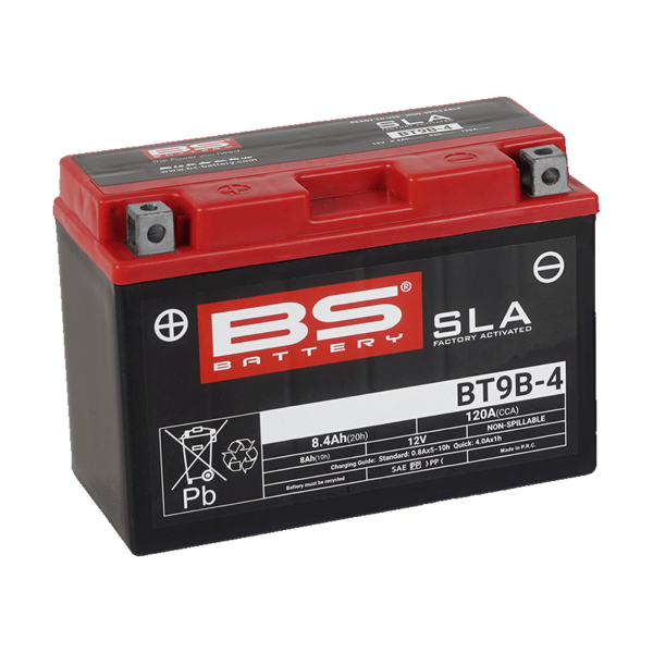 Batterie BS Battery BT9B-4 activée en usine - vue 4