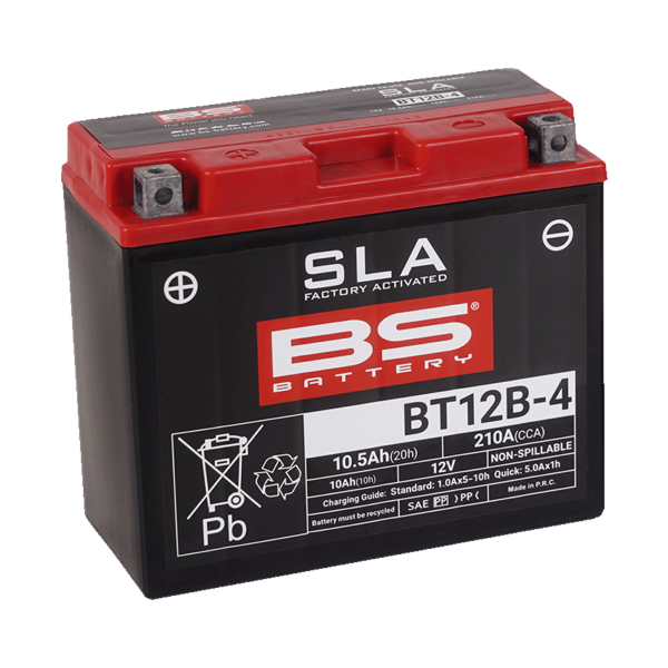 Batterie BS Battery BT12B-4 activée en usine - vue 5