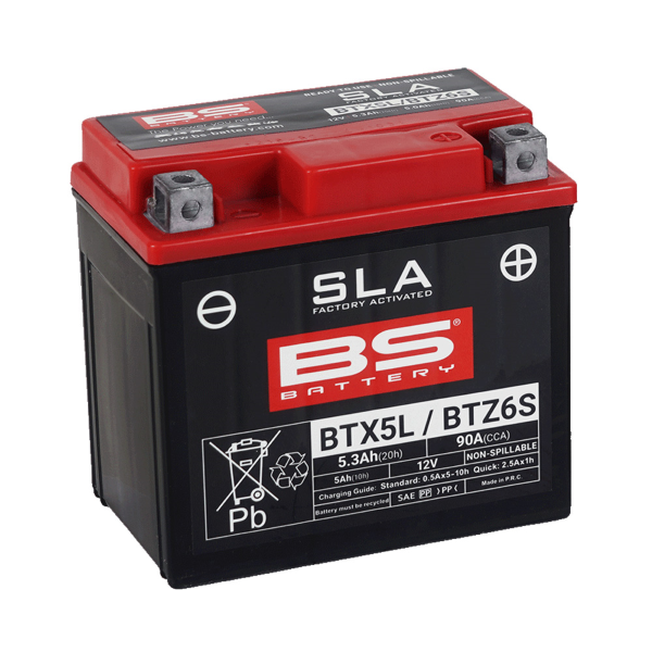 Batterie BS BATTERY BTX5L/BTZ6S activée en usine - vue 4