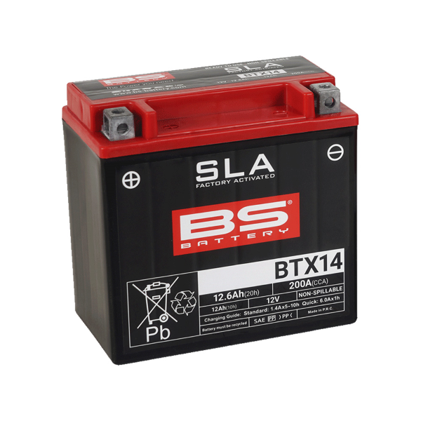 Batterie BTX14 BS BATTERY - vue 5