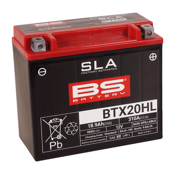 Batterie BS BATTERY BTX20HL SLA - vue 5