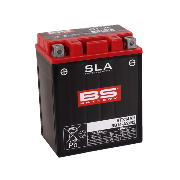 Batterie BTX14AH BS BATTERY - vue 4