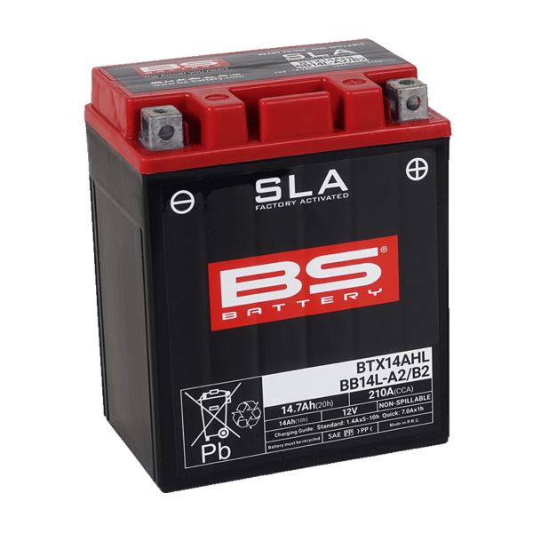 Batterie BTX14AHL / BB14L-A2/B2 BS BATTERY - vue 4