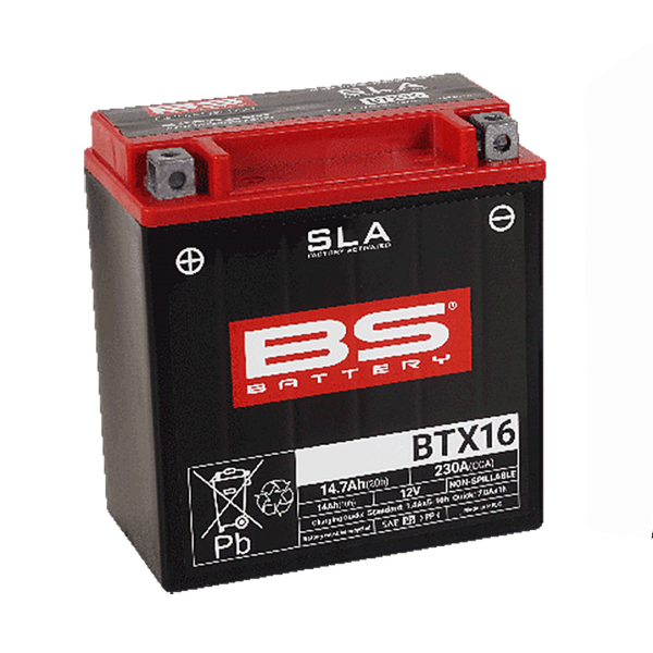 Batterie BTX16 BS BATTERY - vue 2