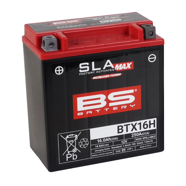 Batterie BS BATTERY BTX16H (activée en usine) - vue 2