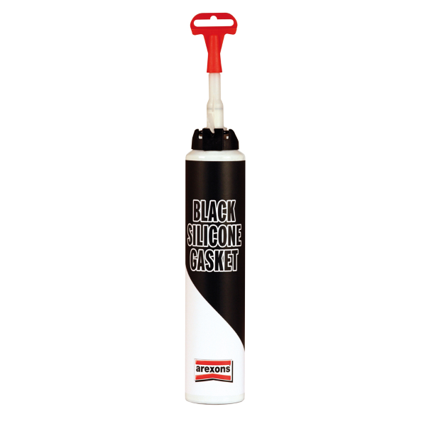 Cartouche 200 ml Pâte à joints résistance à l'huile Noire AREXONS - vue 2