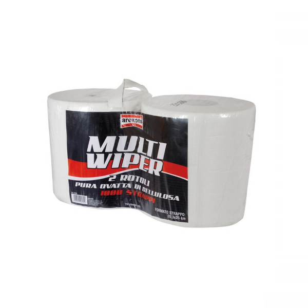 2 Bobines papier ouate essuie-main Arexons 2x250m - vue 3