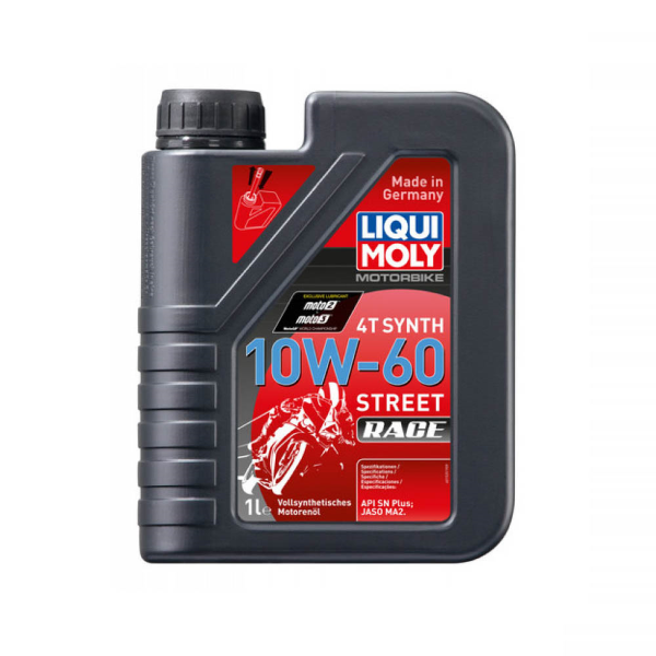 Huile moteur 4 temps Liqui Moly Street Race 4T 10W60 1 L synthèse - vue 2