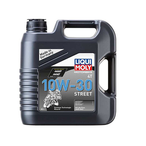 Huile moteur synthétique Liqui Moly Moto Street 4T 10W30 4 L - vue 3