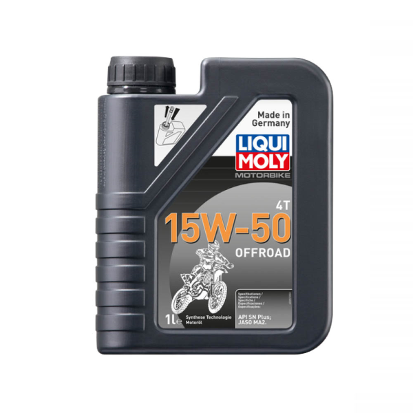 Huile moteur 4 temps Liqui Moly moto offroad 4T 15W50 synthétique 1 L - vue 2