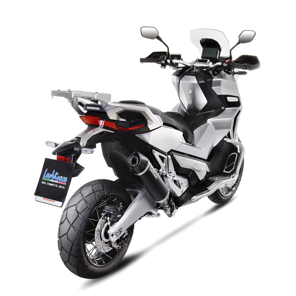 Échappement LEOVINCE SBK nero Honda X-Adv inox - vue 6