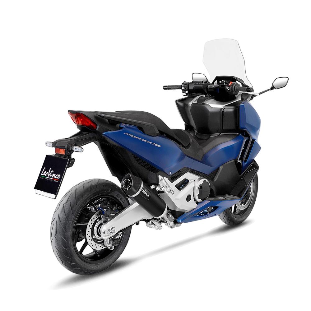 Échappement LEOVINCE SBK nero Honda X-Adv inox - vue 8