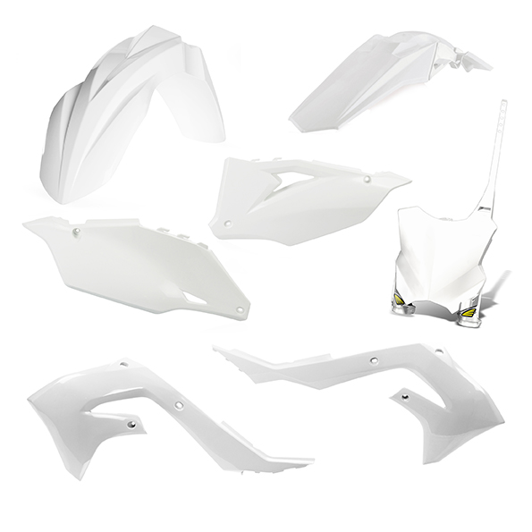 Kit plastique Cycra 5 éléments Kawasaki KXF450 19-21 blanc - vue 2