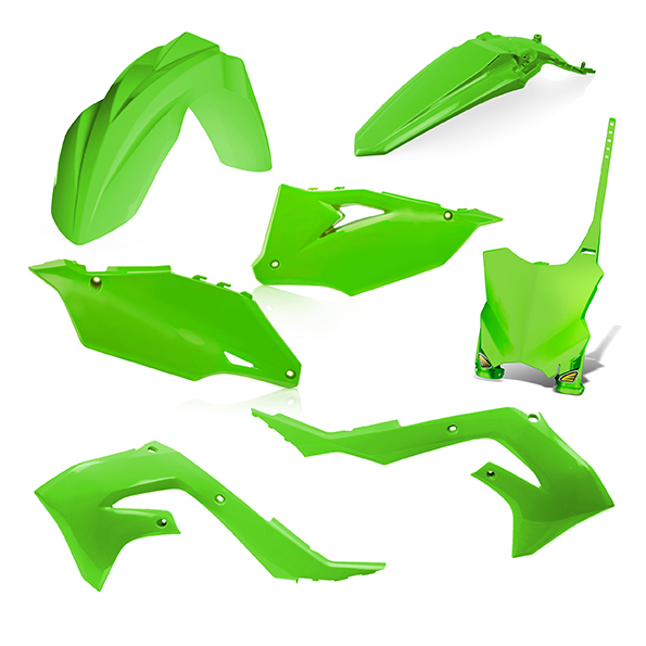 Kit Plastique Cycra 5 Éléments Kawasaki KXF450/250 2020-23 Vert Standard - vue 2