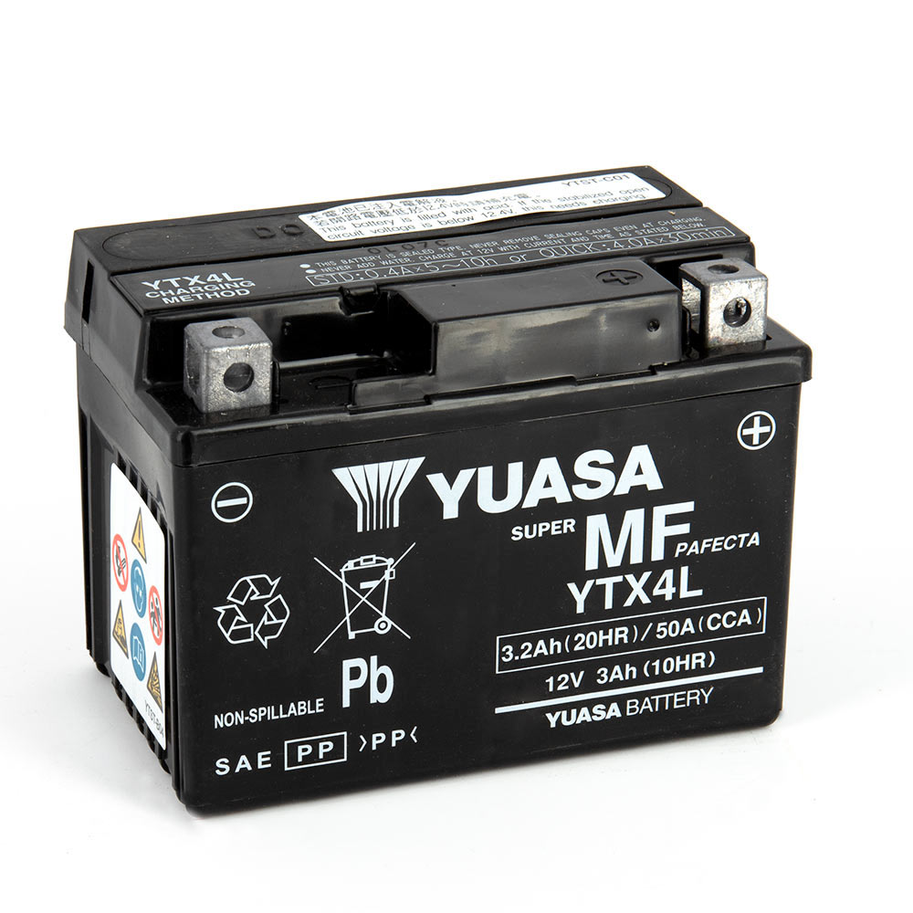 Batterie sans entretien Yuasa YTX4L - vue 4