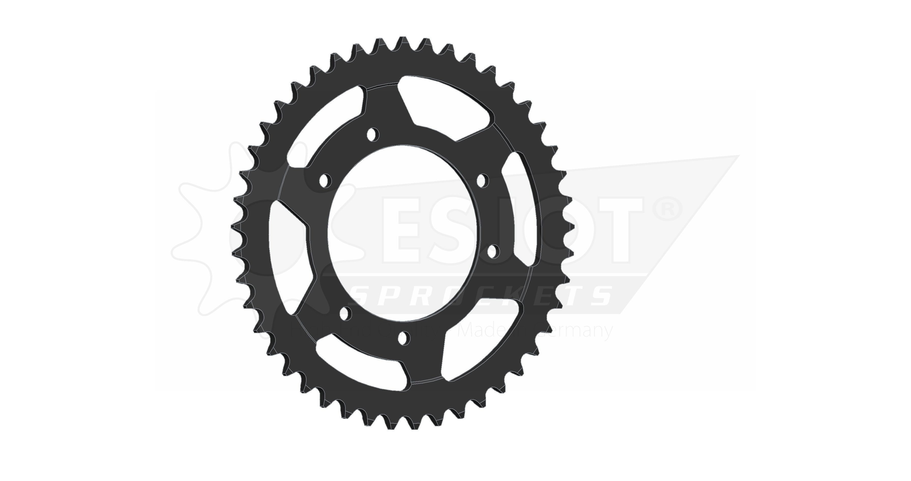Couronne Esjot 45Z PAS 520 Diamètre Intérieur 105 Entraxe Fixation - vue 3