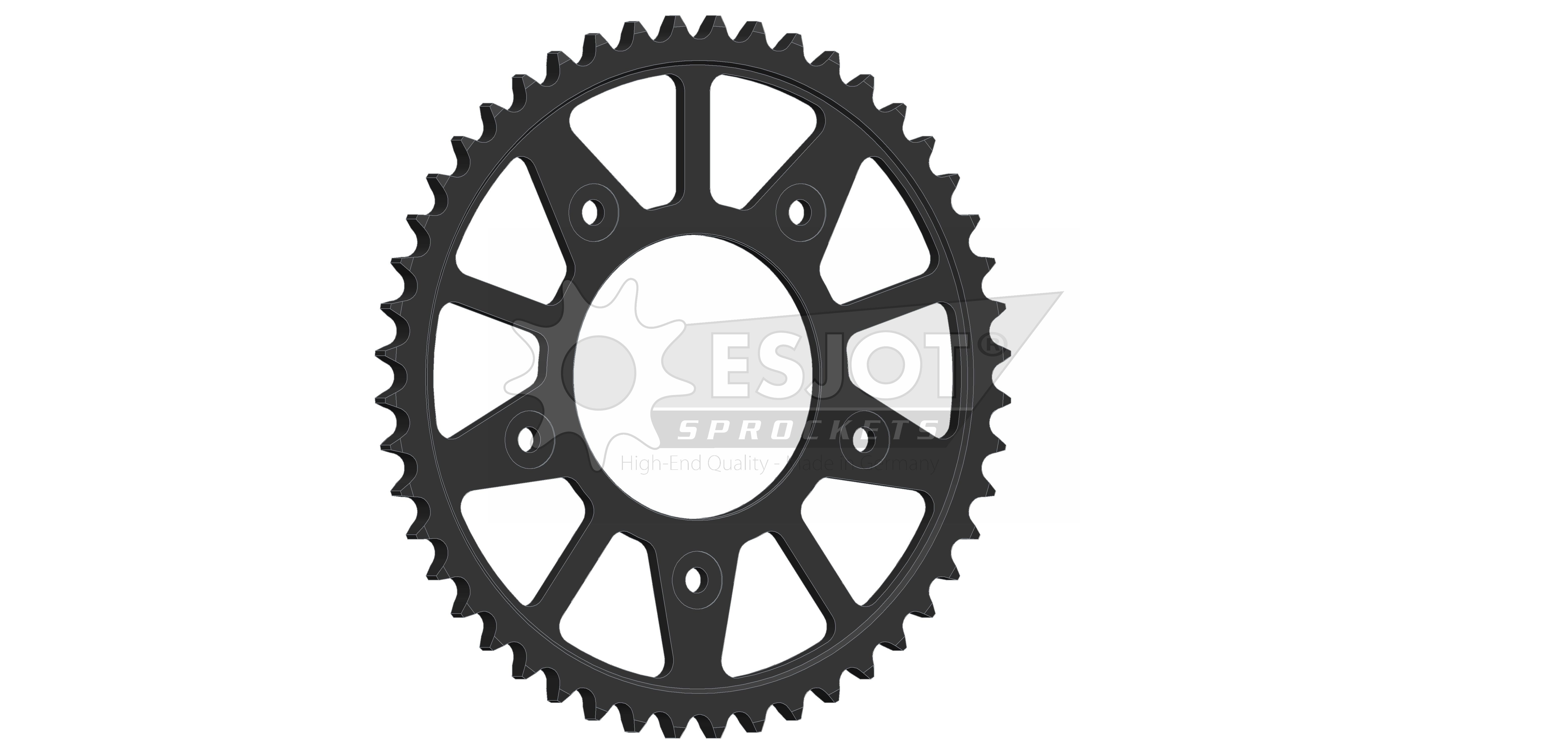 Couronne Esjot 48Z PAS 530 Diamètre intérieur 098 Entraxe 140 - vue 3