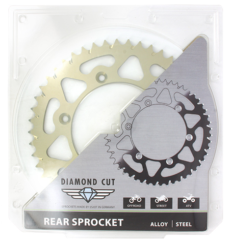 Couronne Aluminium Esjot 52 Dents PAS 428 SI ESJ Diamètre intérieur 085 Entraxe 100 - vue 2