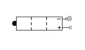 Batterie moto Yuasa 6N4A-4D JMT 7074453 - vue 4