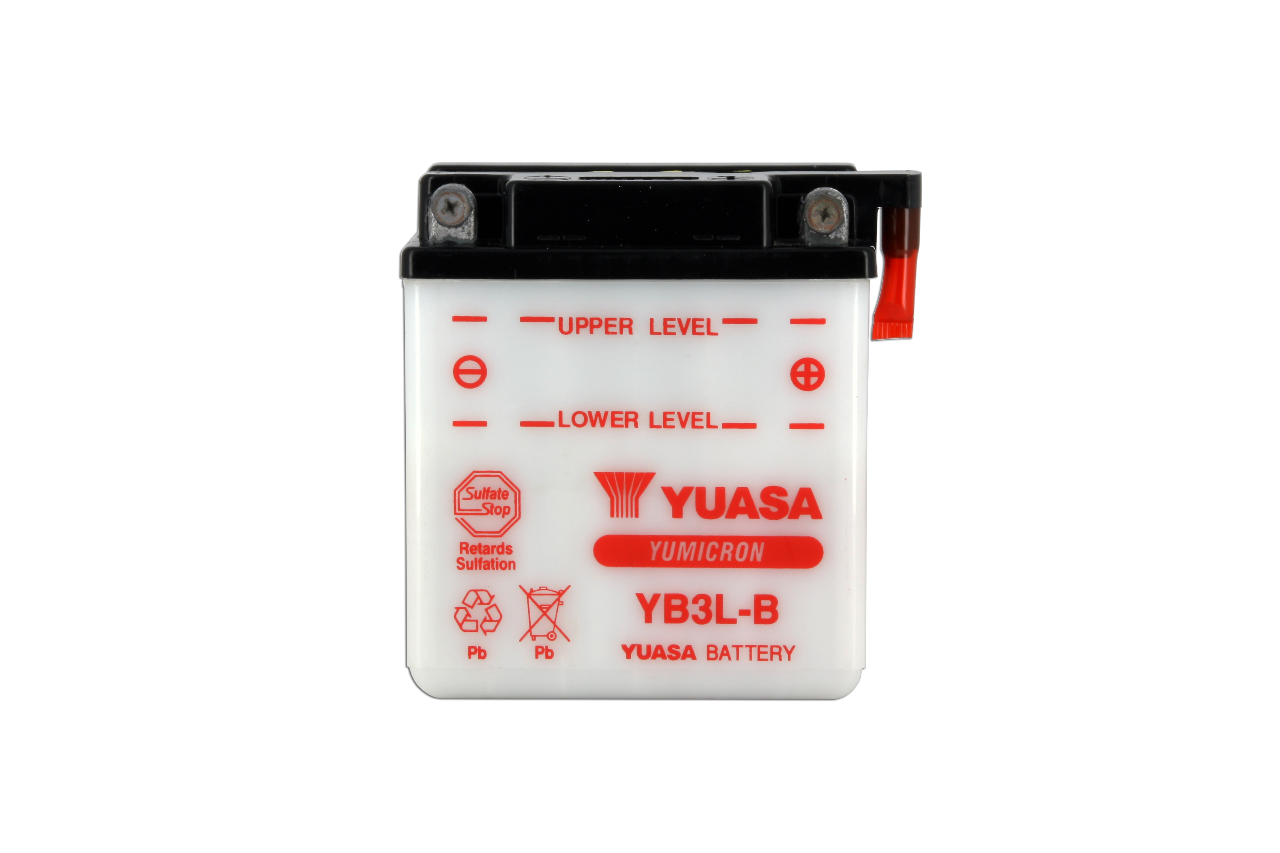 Batterie Yuasa YB3L-B 12V 3Ah Yamaha 125 DTR - vue 5