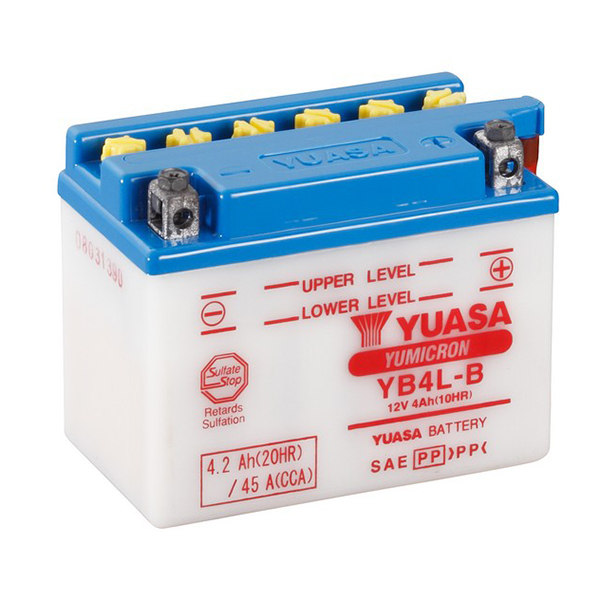 Batterie Yuasa YB4L-B 12V 4.2Ah avec pack acide - vue 6