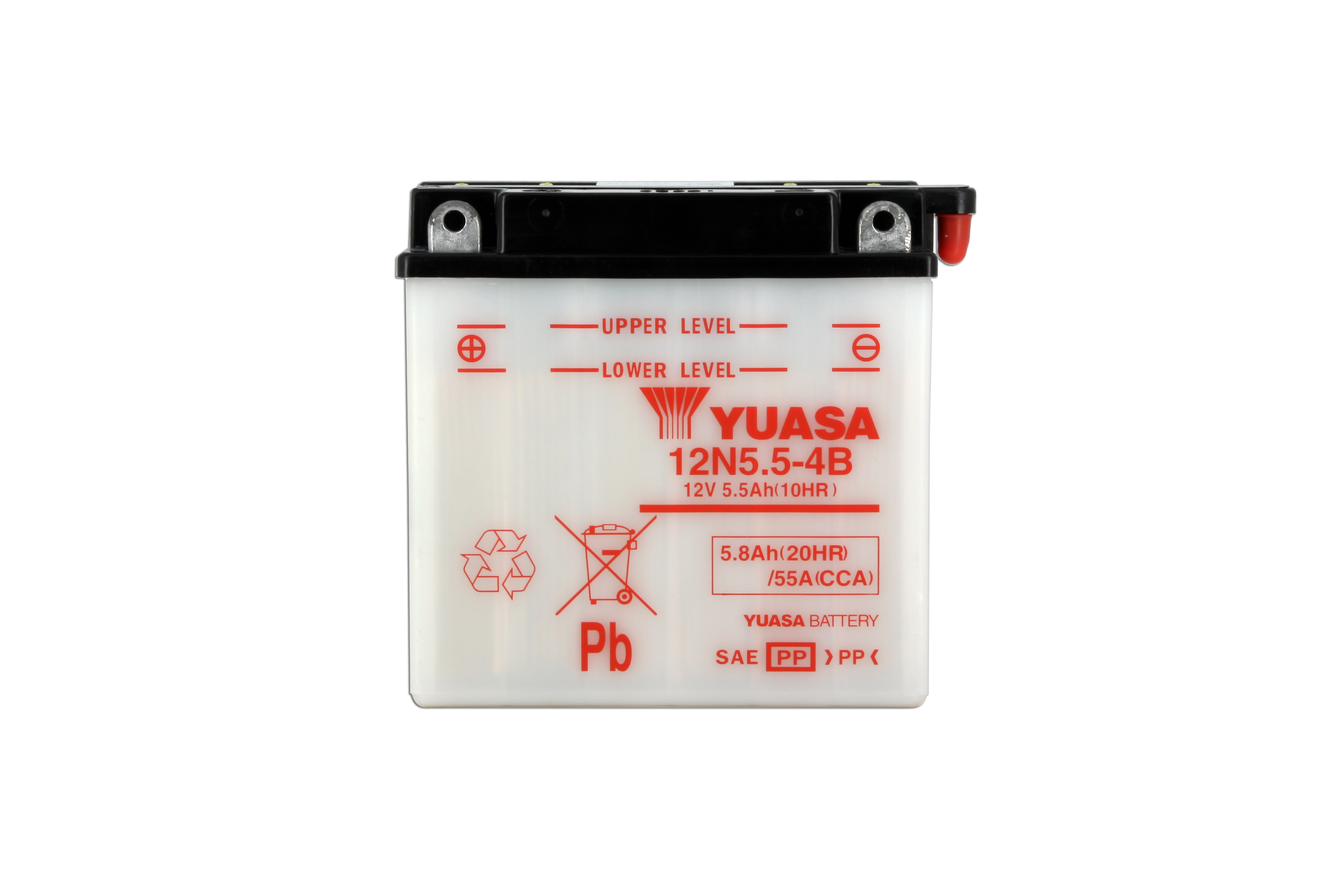 Batterie moto 12N5.5-4B Yuasa - vue 4