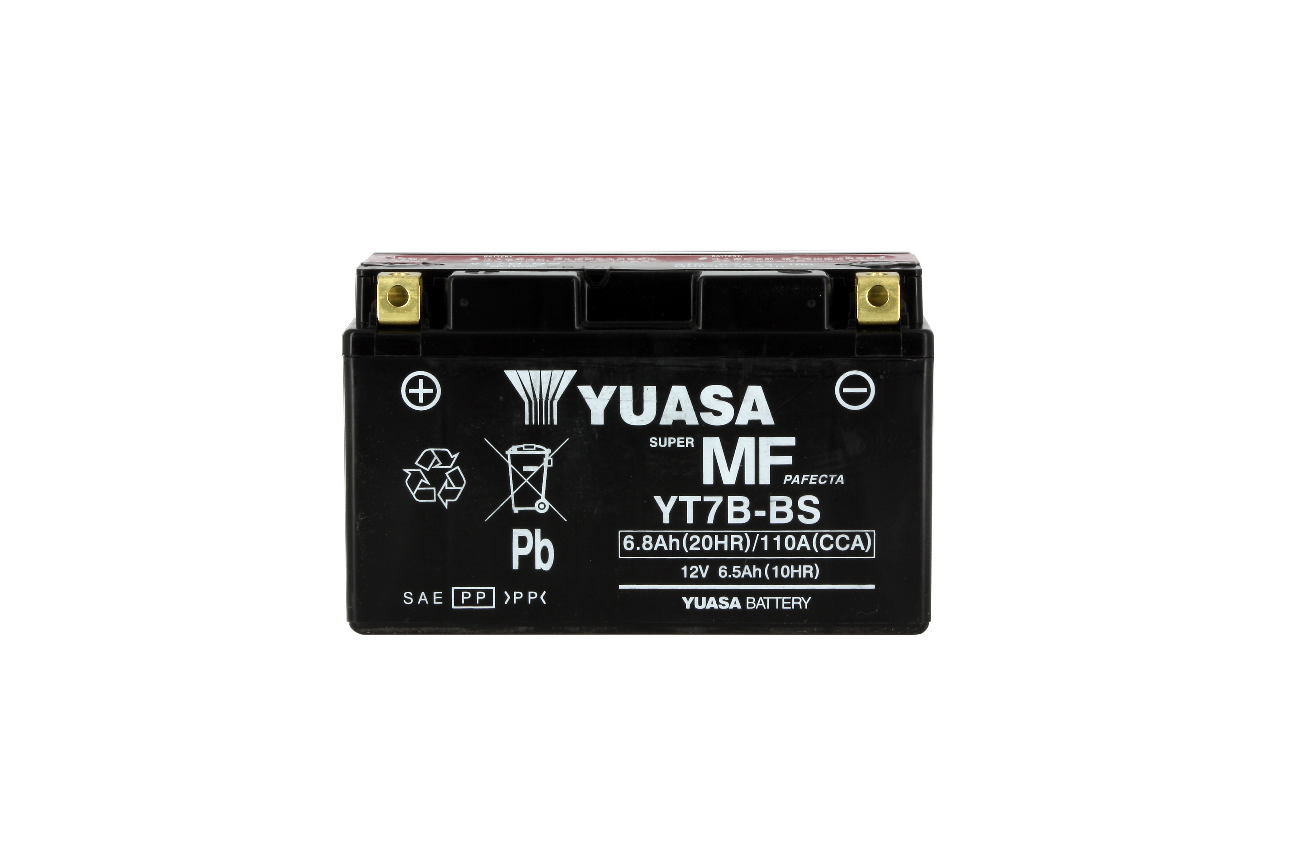 Batterie YUASA YT7B-BS 12V 6.8A sans entretien - vue 6