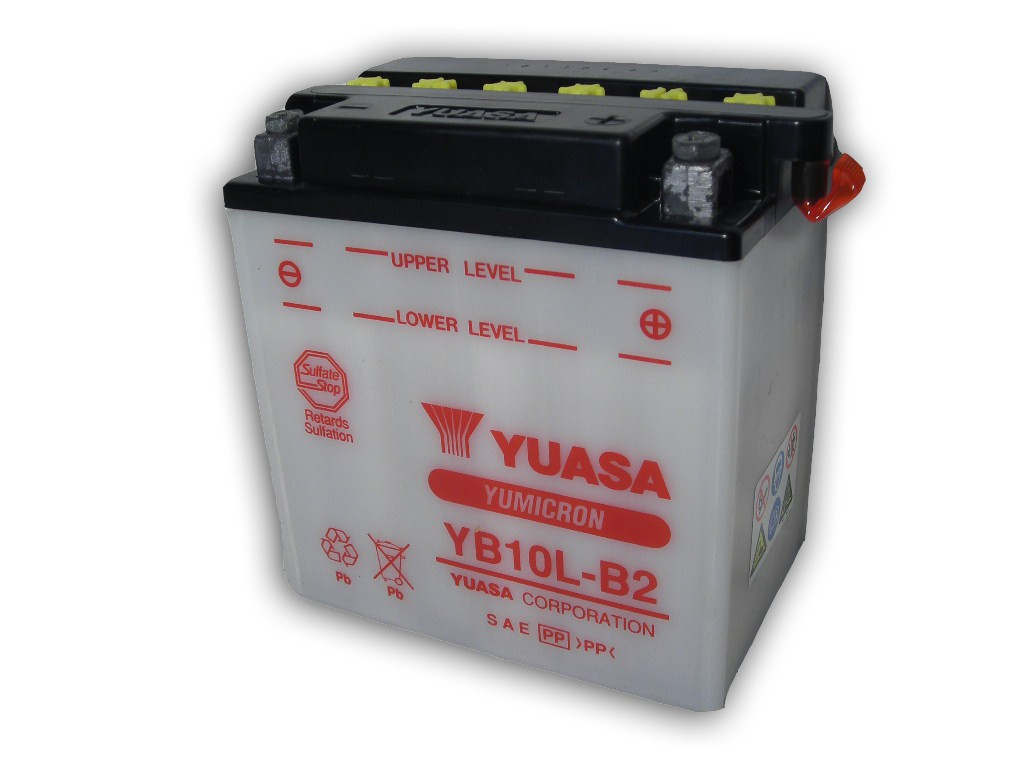 Batterie Yuasa YB10L-B2 12V 11.6Ah - vue 7