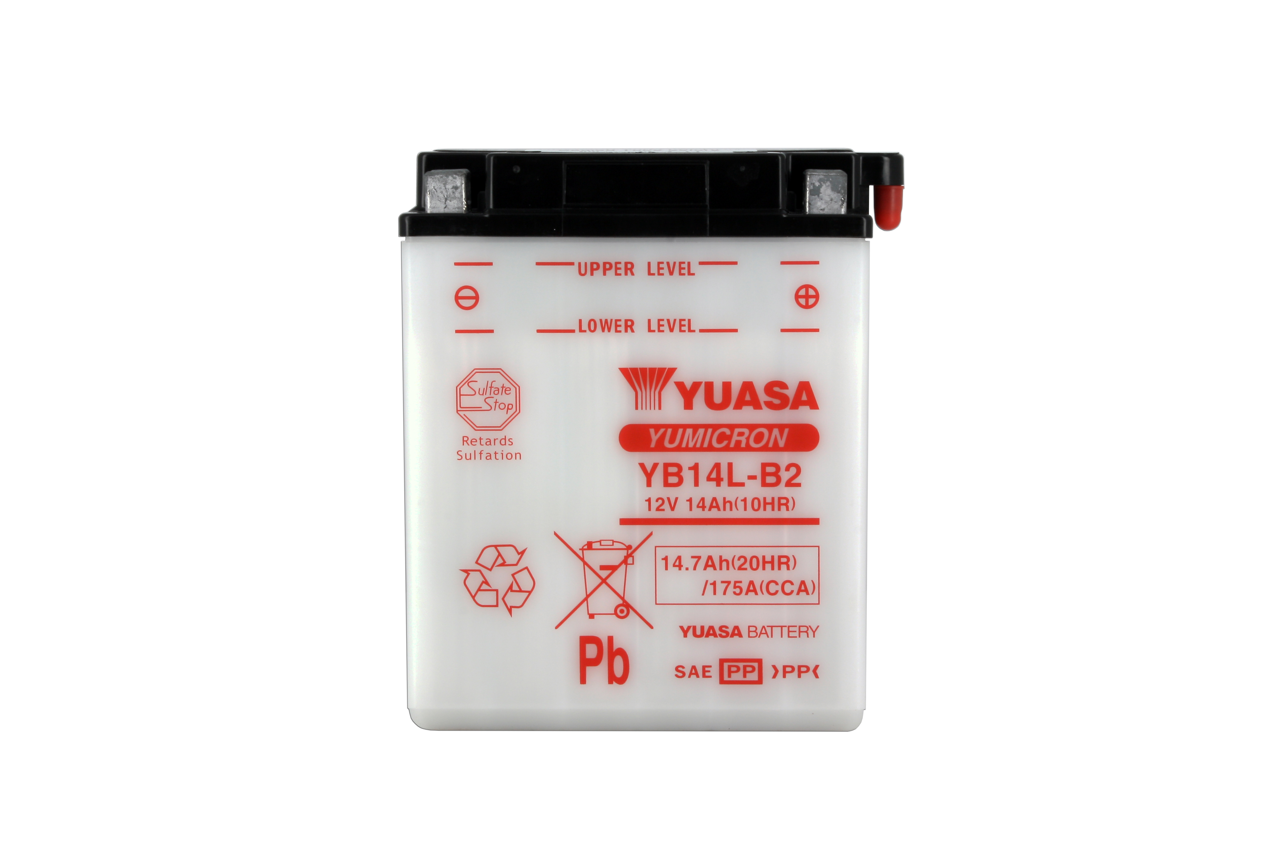 Batterie moto Yuasa YB14L-B2 JMT - vue 5